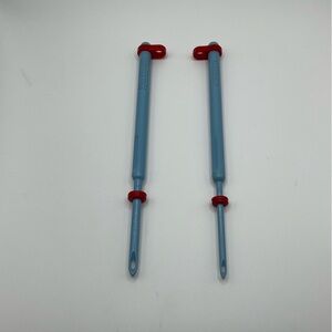 You are buying 2 Sizes of Vintage K-Tel Knitting Tools Plastic
